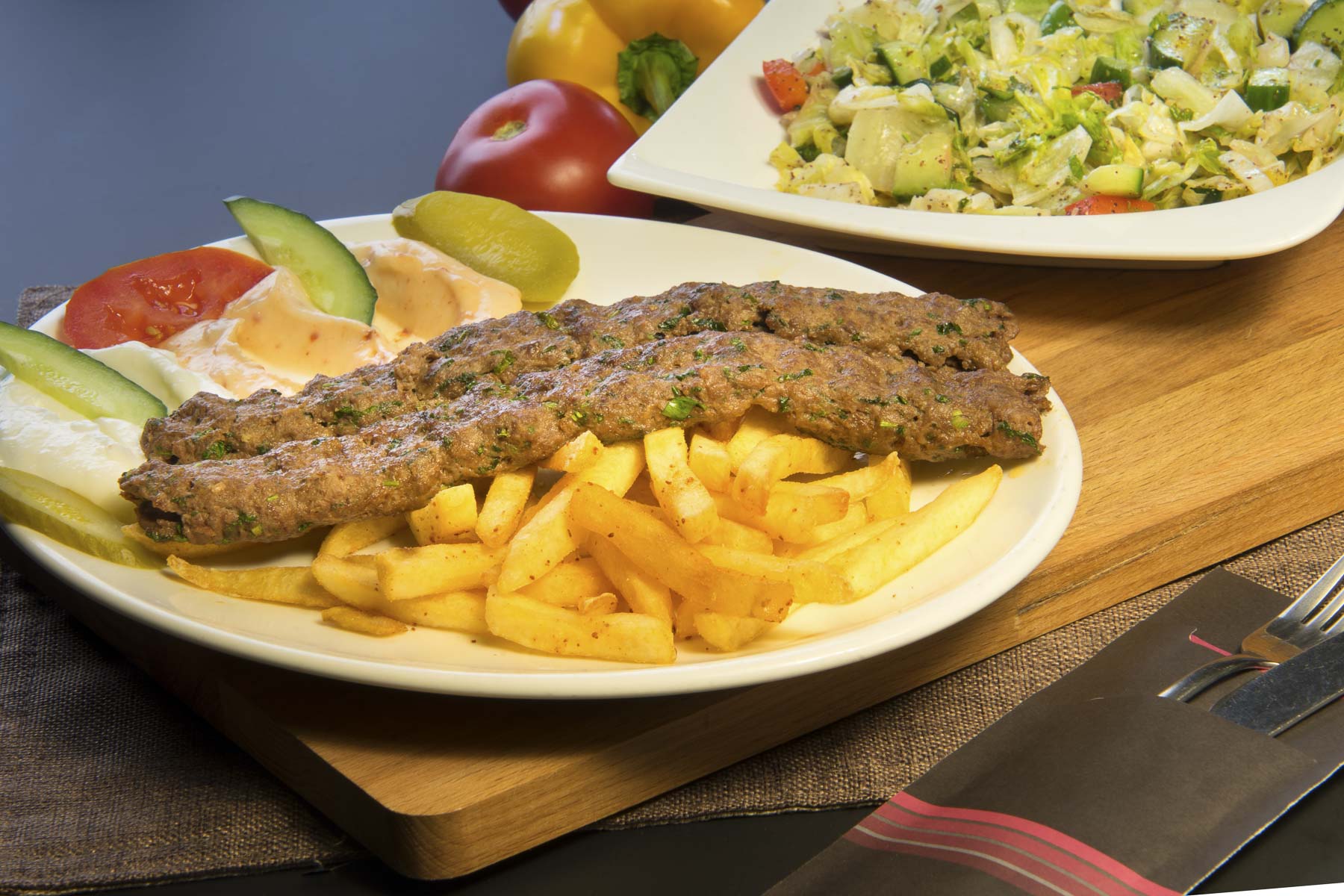 11a. Lamm Kebab- Teller